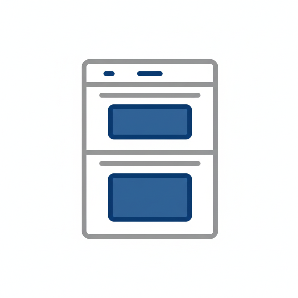 Double oven icon